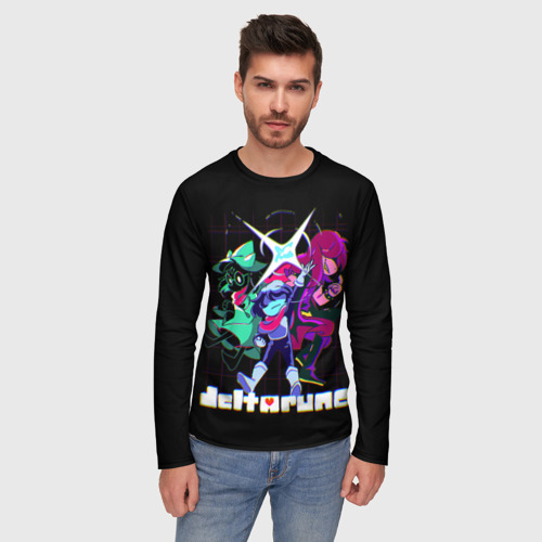 Мужской лонгслив 3D Deltarune Руна Дельта, цвет 3D печать - фото 3