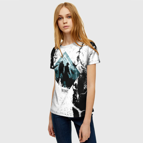 Женская футболка 3D Охотники за головами монстров, цвет 3D печать - фото 3