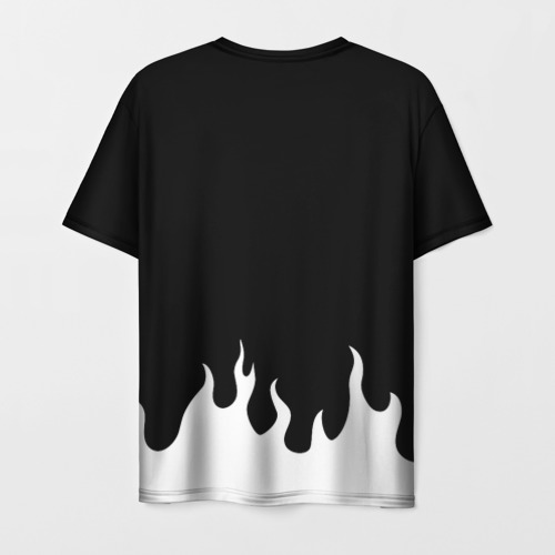 Мужская футболка 3D Kizaru white fire Кизару белый огонь, цвет 3D печать - фото 2