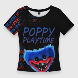 Женская футболка 3D Slim Хагги Вагги Poppy Playtime