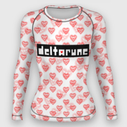 Женский рашгард 3D Deltarune pattern logo