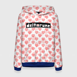 Женская толстовка 3D Deltarune pattern logo