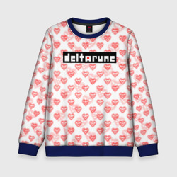 Детский свитшот 3D Deltarune pattern logo