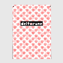 Постер Deltarune pattern logo