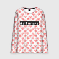 Мужской лонгслив 3D Deltarune pattern logo