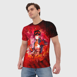 Мужская футболка 3D Симон - Гуррен-Лаганн - фото 2