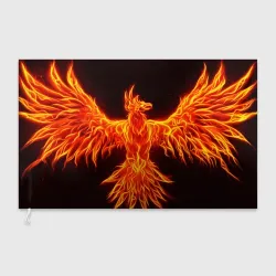 Флаг 3D Огненный феникс fire Phoenix