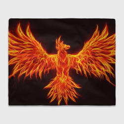 Плед 3D Огненный феникс fire Phoenix