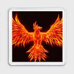 Магнит 55*55 Огненный феникс fire Phoenix