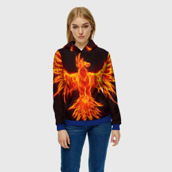 Женская толстовка 3D Огненный феникс fire Phoenix - фото 2