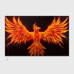 Флаг 3D Огненный феникс fire Phoenix