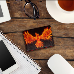 Обложка для студенческого билета Огненный феникс fire Phoenix - фото 2