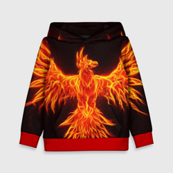Детская толстовка 3D Огненный феникс fire Phoenix