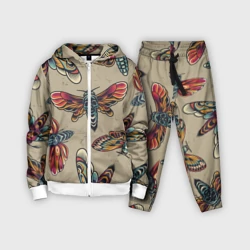 Детский костюм 3D Мотыльки-черепа