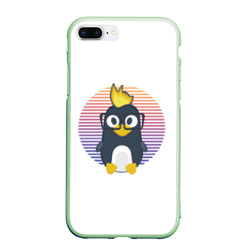 Чехол для iPhone 7Plus/8 Plus матовый Linux Tux пингвин. Талисман для програмистов