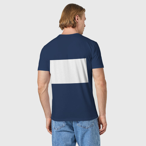 Мужская футболка хлопок  Deltarun / Kris, Ralsei, Susie, цвет темно-синий - фото 4