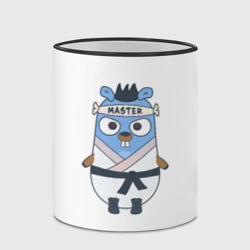 Кружка с полной запечаткой Golang gopher - суслик, талисман для программистов - фото 2