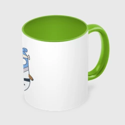 Кружка с полной запечаткой Golang gopher - суслик, талисман для программистов