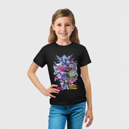 Детская футболка 3D Deltarune full graphite edition, цвет 3D печать - фото 5