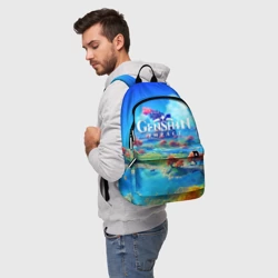 Рюкзак 3D Мир Геншин Импакт world Genshin Impact - фото 2