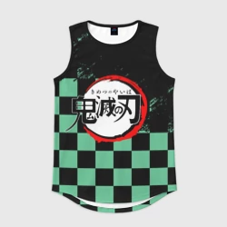 Мужская спортивная майка 3D Tanjiro Kamado, Клинок рассекающий демонов