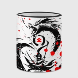 Кружка с полной запечаткой Ghost of Tsushima дракон на спине - фото 2