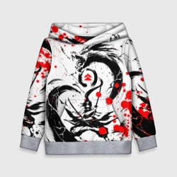 Детская толстовка 3D Ghost of Tsushima дракон на спине