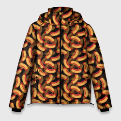 Мужская зимняя куртка 3D Хот-Доги Hot Dogs