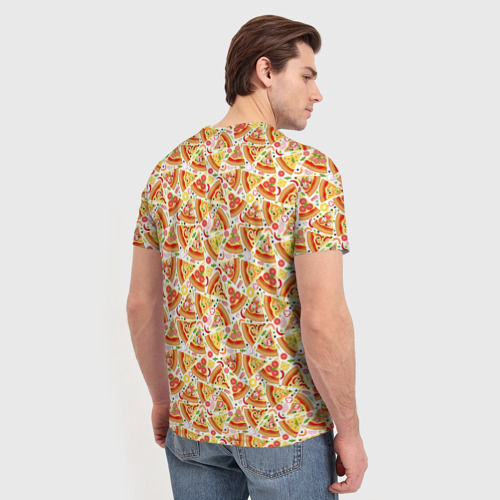 Мужская футболка 3D Пицца Pizza, цвет 3D печать - фото 4