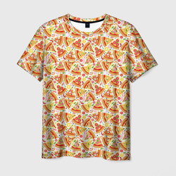 Пицца (Pizza) – Мужская футболка 3D с принтом купить со скидкой в -23%