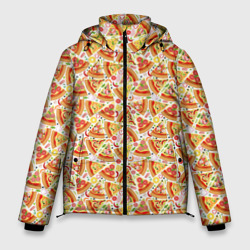 Мужская зимняя куртка 3D Пицца Pizza