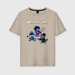 Женская футболка хлопок Oversize Deltarune Дельтарун