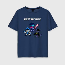 Женская футболка хлопок Oversize Deltarune Дельтарун
