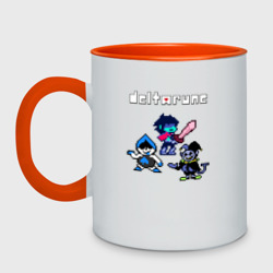 Кружка двухцветная Deltarune Дельтарун