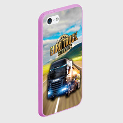 Чехол для iPhone 5/5S матовый Euro Truck Simulator - фото 2