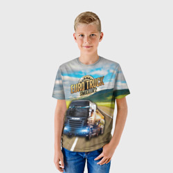 Детская футболка 3D Euro Truck Simulator - фото 2