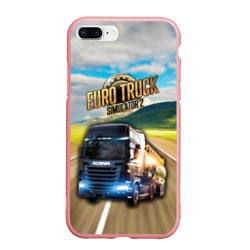 Чехол для iPhone 7Plus/8 Plus матовый Euro Truck Simulator