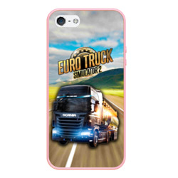 Чехол для iPhone 5/5S матовый Euro Truck Simulator