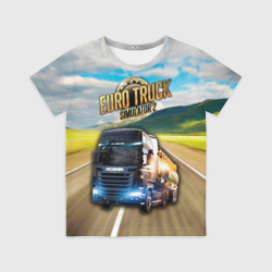 Детская футболка 3D Euro Truck Simulator