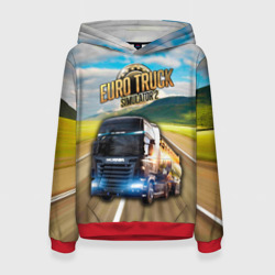 Женская толстовка 3D Euro Truck Simulator