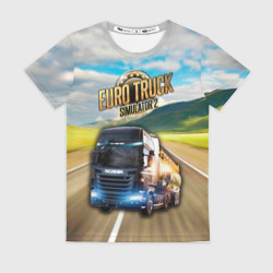 Женская футболка 3D Euro Truck Simulator