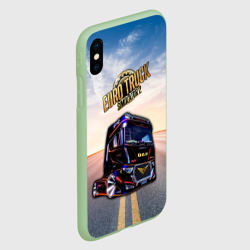 Чехол для iPhone XS Max матовый Euro Truck Simulator Евро Трек Симулятор - фото 2