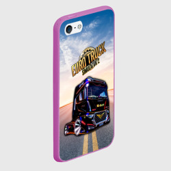 Чехол для iPhone 5/5S матовый Euro Truck Simulator Евро Трек Симулятор - фото 2