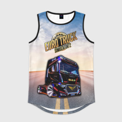 Мужская спортивная майка 3D Euro Truck Simulator Евро Трек Симулятор
