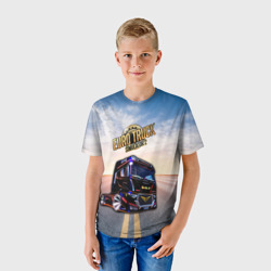 Детская футболка 3D Euro Truck Simulator Евро Трек Симулятор - фото 2