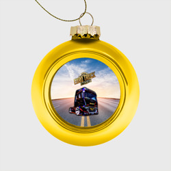 Ёлочный шар стеклянный/пластиковый Euro Truck Simulator Евро Трек Симулятор