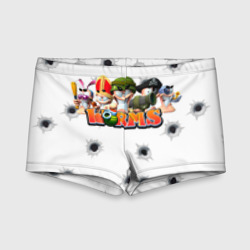 Детские купальные плавки 3D Worms/червяки