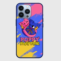 Чехол для iPhone 13 Pro Huggy Wuggy and Kissy Missy Poppy Playtime