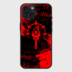 Чехол силиконовый для Apple iPhone 15 матовый [Darkest Dungeon] - Темнейшее подземелье