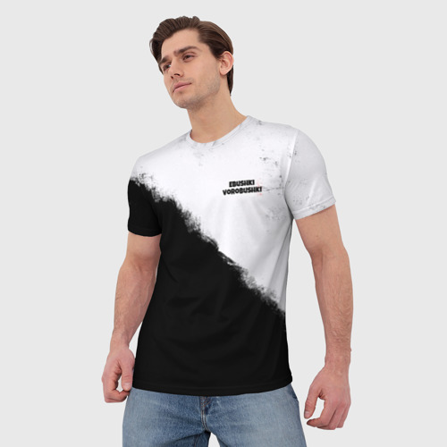 Мужская футболка 3D Обушки воробушки, цвет 3D печать - фото 3